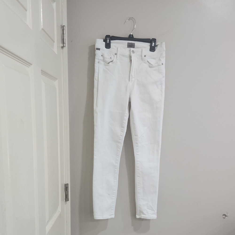 Citizens Of Humanity Women's White Skinny Jeans - Picture 2 of 7